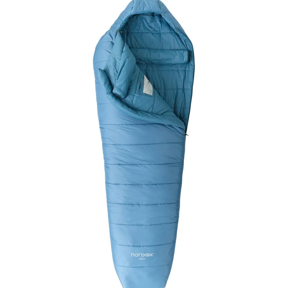Nordisk Trekkingausrüstung|Kunstfaserschlafsäcke-- Bjarni -10° Mummy Sleeping Bag - Kunstfaserschlafsack Aegan Blue