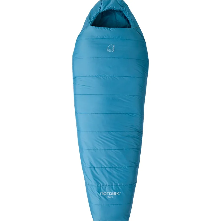 Nordisk Trekkingausrüstung|Kunstfaserschlafsäcke-- Bjarni +10° Mummy Sleeping Bag - Kunstfaserschlafsack Aegan Blue