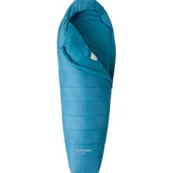 Nordisk Trekkingausrüstung|Kunstfaserschlafsäcke-- Bjarni +10° Mummy Sleeping Bag - Kunstfaserschlafsack Aegan Blue