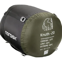 Nordisk - Knuth -20° Mummy Sleeping Bag - Kunstfaserschlafsack Forest Night Green Online