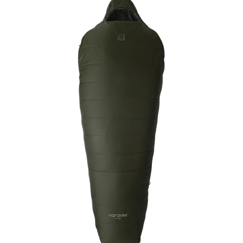 Nordisk Trekkingausrüstung|Kunstfaserschlafsäcke-- Knuth ±0° Wide Mummy Sleeping Bag - Kunstfaserschlafsack Forest Night Green