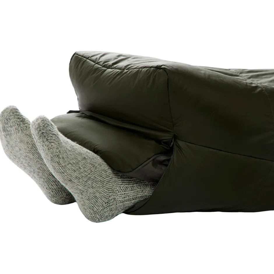 Nordisk Trekkingausrüstung|Kunstfaserschlafsäcke-- Knuth ±0° Wide Mummy Sleeping Bag - Kunstfaserschlafsack Forest Night Green