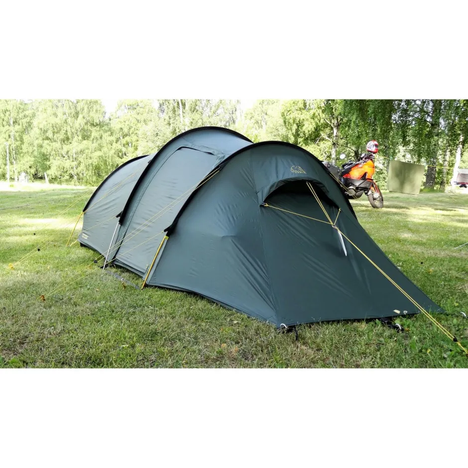 Nordisk Trekkingzelte|Trekkingausrüstung-- Oppland 3 SI (2.0) Tent - 3-Personen Zelt Black Forest