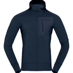 Norru00f8na Trekkingbekleidung|Jacken-Norrøna - Falketind Power Grid Hood - Fleecejacke