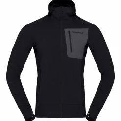 Norru00f8na Trekkingbekleidung|Jacken-Norrøna - Falketind Power Grid Hood - Fleecejacke