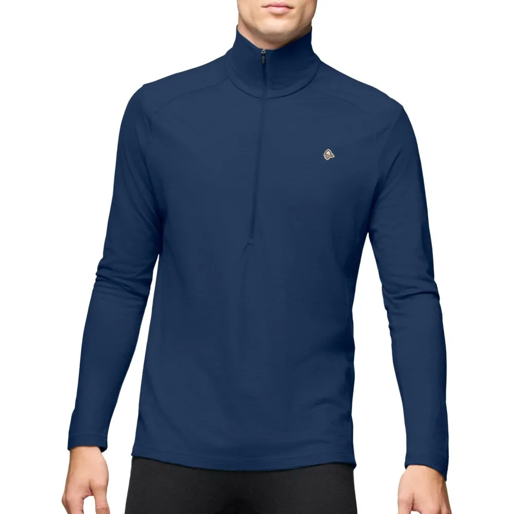 Norru00f8na Norrøna - Femund PureUll Zip Neck - Merinoshirt New