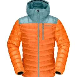 Norru00f8na Hochtourenbekleidung|Daunenjacken-Norrøna - Lyngen Down850 Hood - Daunenjacke Gold Flame
