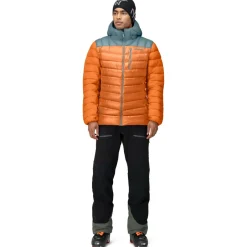Norru00f8na Hochtourenbekleidung|Daunenjacken-Norrøna - Lyngen Down850 Hood - Daunenjacke Gold Flame