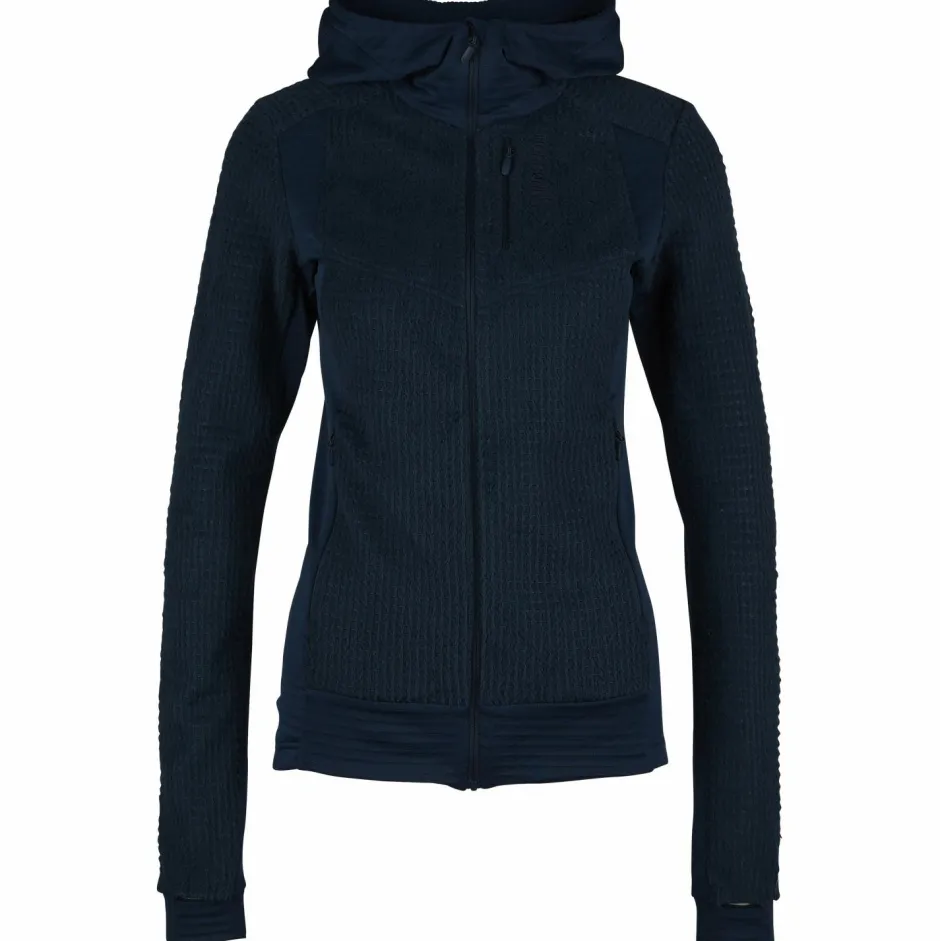 Norru00f8na Trekkingbekleidung|Hochtourenbekleidung-Norrøna - Women's Falketind Alpha120 Zip Hood - Fleecejacke