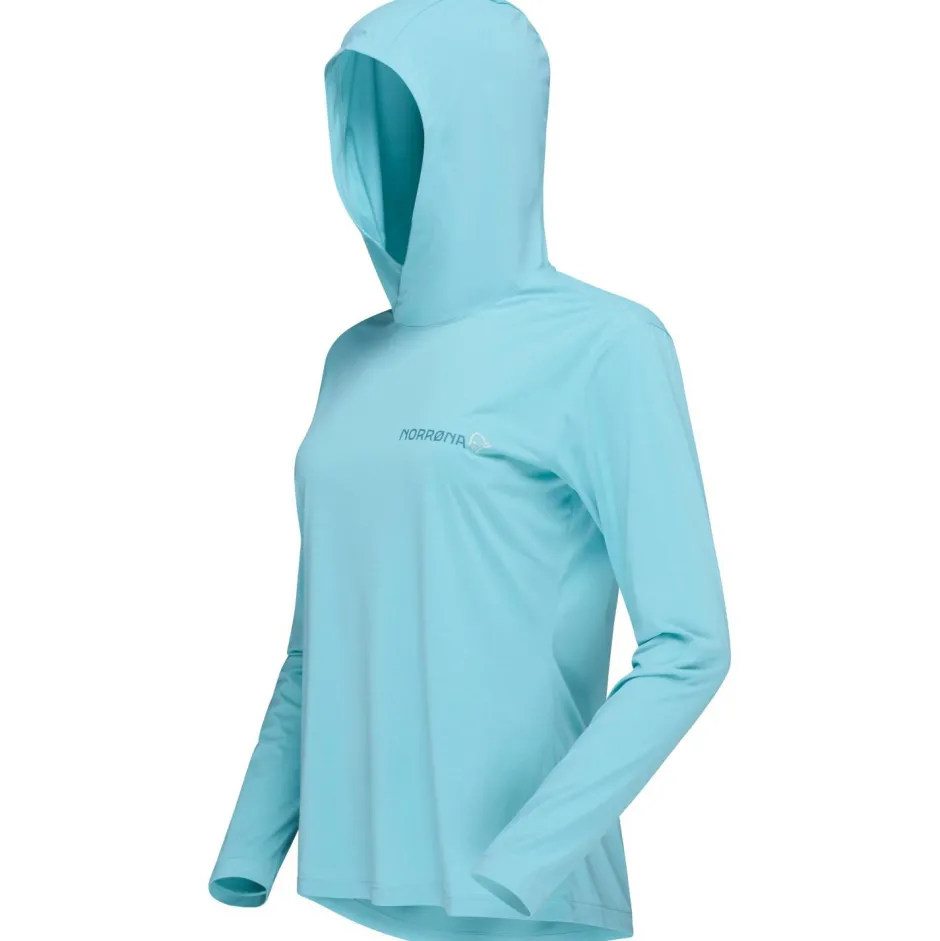 Norru00f8na Trekkingbekleidung|Alltagsbekleidung-Norrøna - Women's Femund Tech Hood - Funktionsshirt