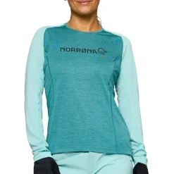 Norru00f8na Norrøna - Women's Fjørå Equaliser Lightweight Long Sleeve - Radtrikot