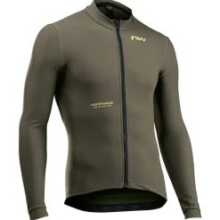 Northwave Fahrradbekleidung|Radtrikots-- Extreme Thermal Jersey - Radtrikot Forest Green