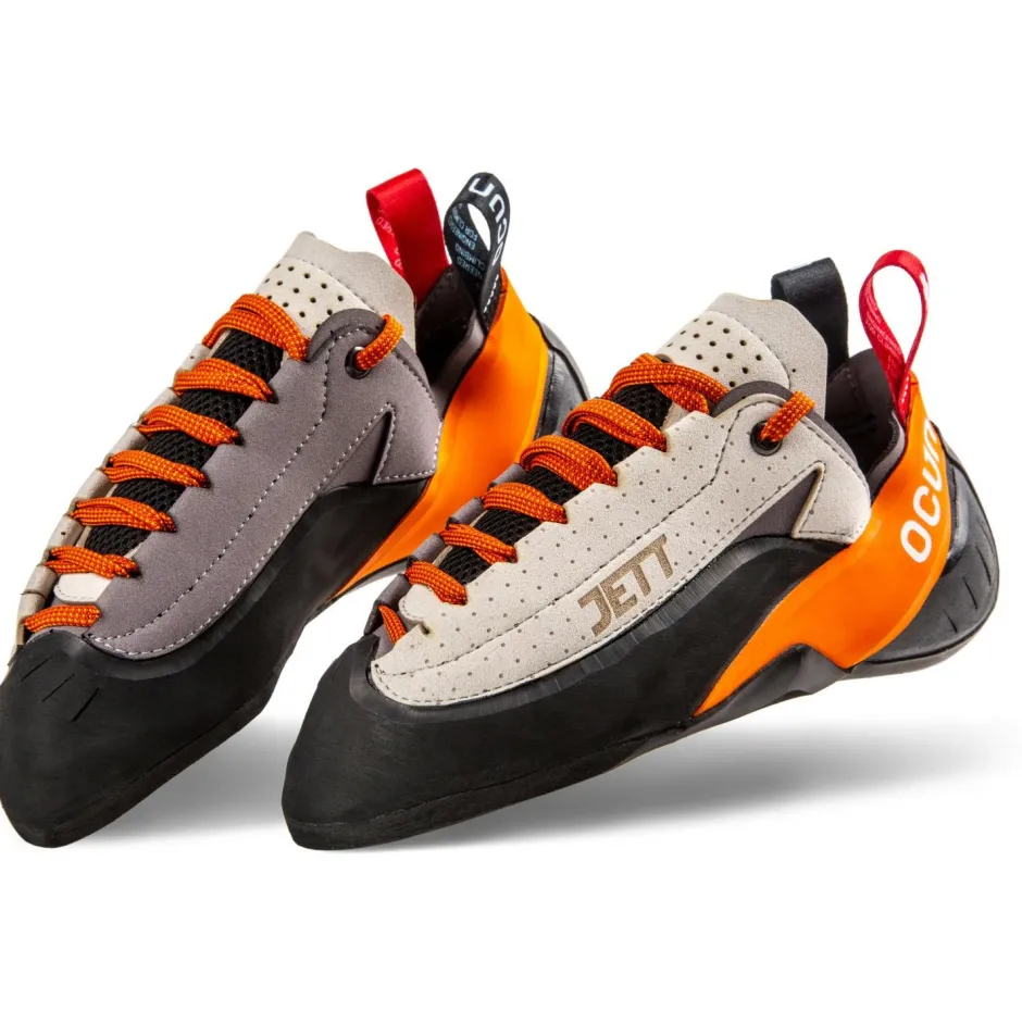 Ocun Kletterschuhe|Schnürschuhe-- Jett LU - Kletterschuhe Grey / Orange