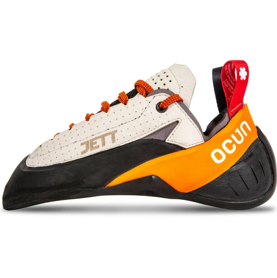 Ocun Kletterschuhe|Schnürschuhe-- Jett LU - Kletterschuhe Grey / Orange