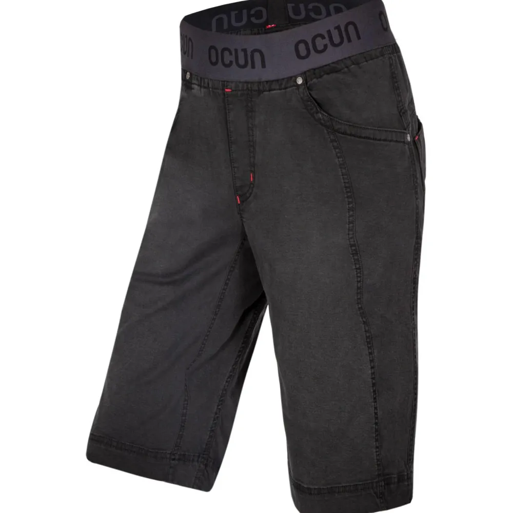 Ocun - Mánia Jeans Organic Shorts - Jeans Black Hot