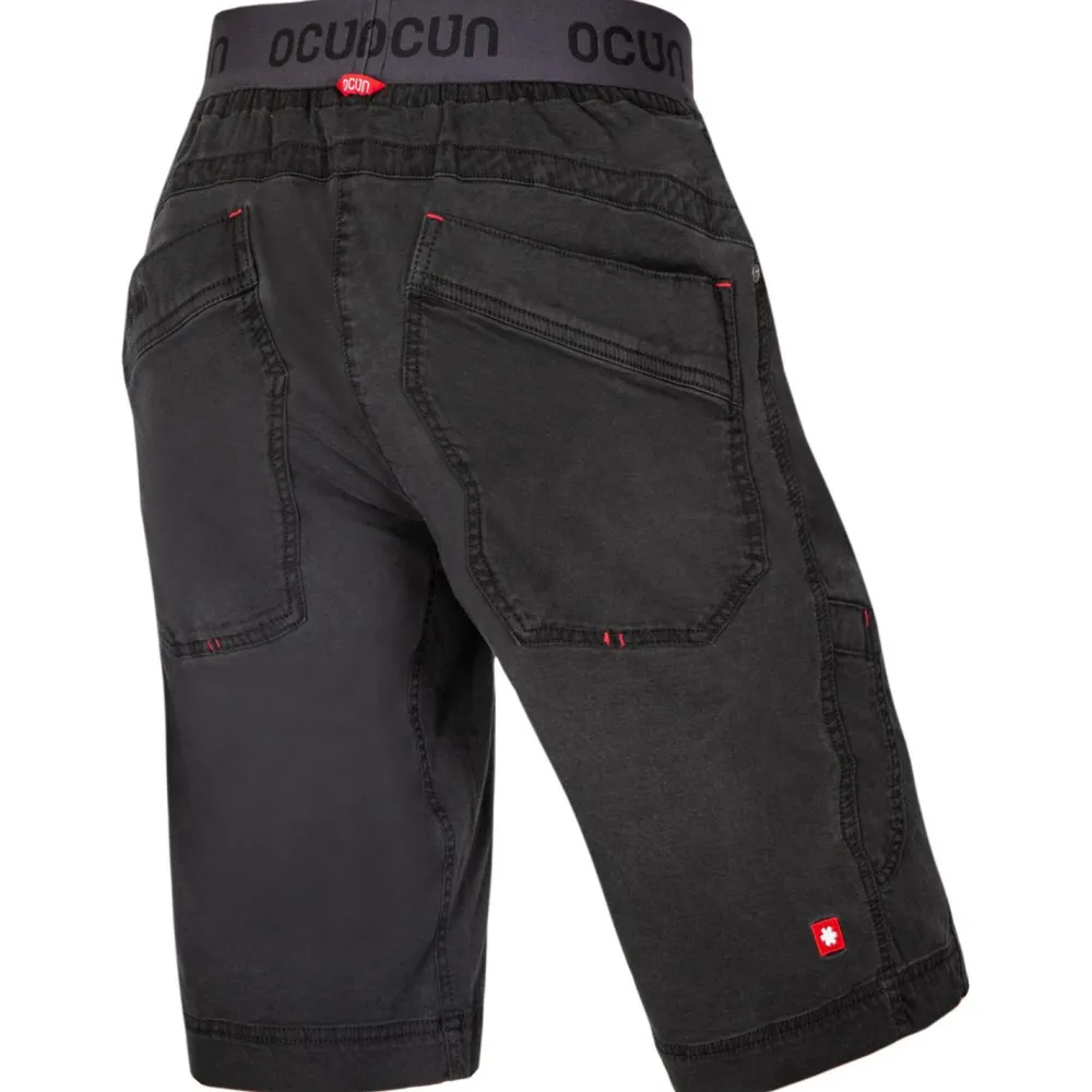 Ocun - Mánia Jeans Organic Shorts - Jeans Black Hot
