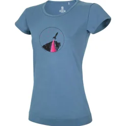 - Woen' Caic T Organic Rainbow Rocket - T-hirt < Ocun Outlet