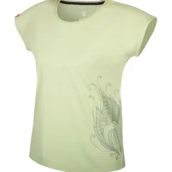 Ocun Alltagsbekleidung|Kletterbekleidung-- Women's Kimo T Blossom-Art - T-Shirt Green Soft