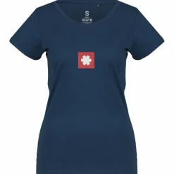 Ocun Kletterbekleidung|T-Shirts-- Women's Promo T Women - T-Shirt Blue Sargasso Sea