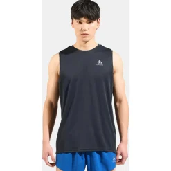 Odlo - Essential Tank Crew Neck - Laufshirt Black Online