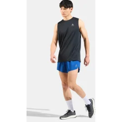 Odlo - Essential Tank Crew Neck - Laufshirt Black Online