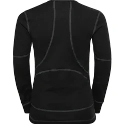 Odlo - Kid's Base Layer Top Crew Neck L/S Active X-Warm - Kunstfaserunterwäsche Black Clearance