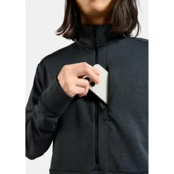 Odlo Jacken-- Mid Layer 1/2 Zip Grid Fleece - Fleecejacke