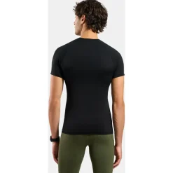 Odlo Trekkingbekleidung|Unterwäsche-- Performance X-Light Top Crew Neck S/S - Kunstfaserunterwäsche Black