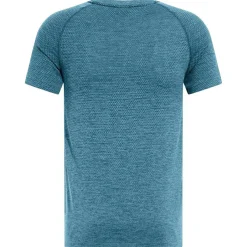 Odlo Laufbekleidung|Unterwäsche-- T-Shirt S/S Crew Neck Essential Seamless - Funktionsshirt Grey Melange II