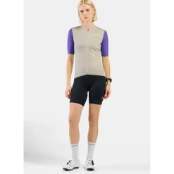 Odlo - Women's Essential Heritage Print Shirt S/S FZ - Radtrikot Outlet