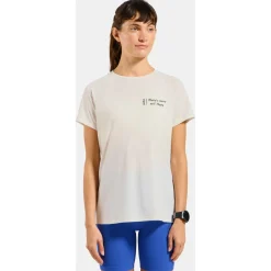 - Woen' Eentia Print T-hirt Crew Neck / - aufhirt < Odlo Hot