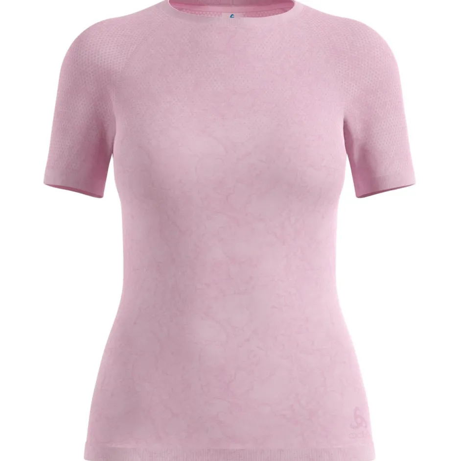Odlo Trekkingbekleidung|Unterwäsche-- Women's Performance Light - Rain Dye Top S/S - Kunstfaserunterwäsche Hyper Pink