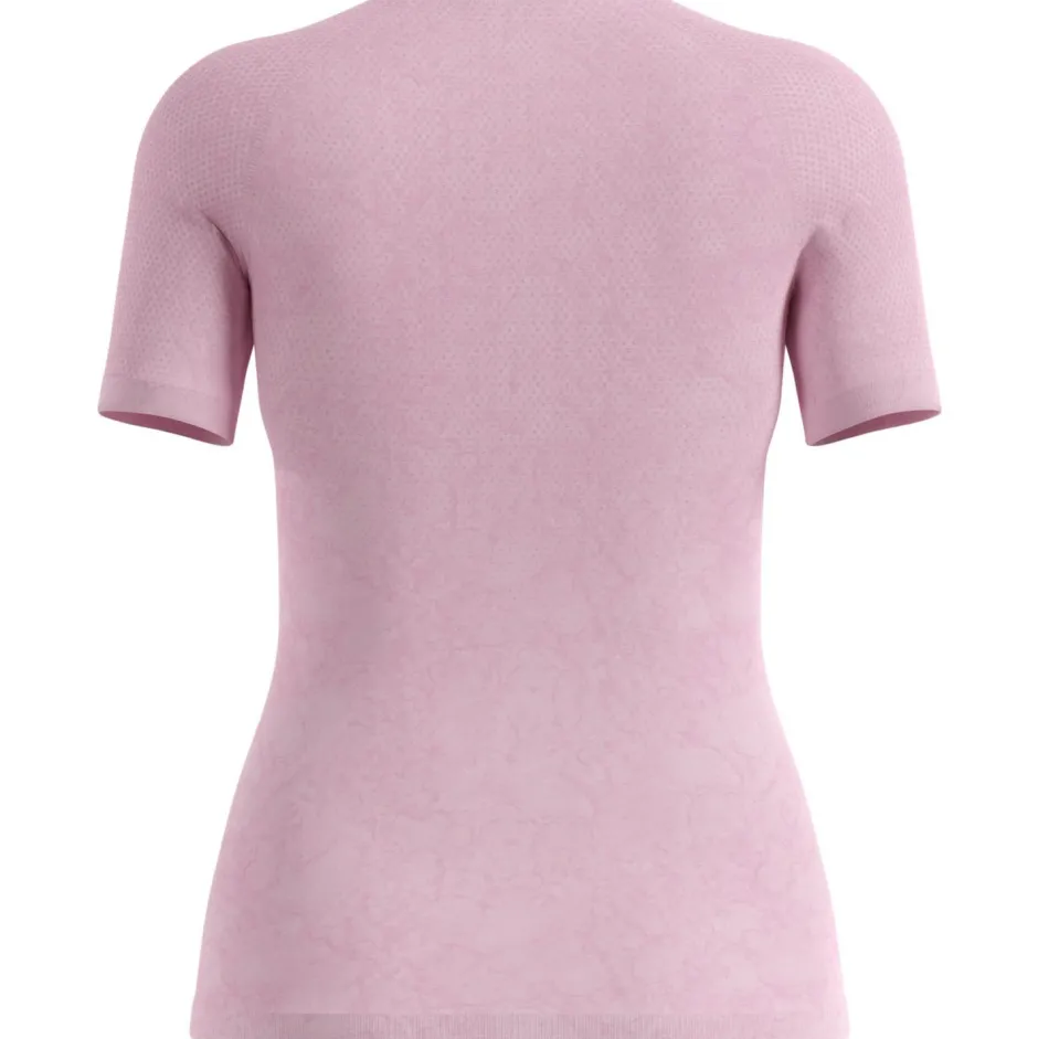 Odlo Trekkingbekleidung|Unterwäsche-- Women's Performance Light - Rain Dye Top S/S - Kunstfaserunterwäsche Hyper Pink