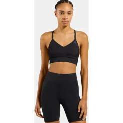 - Woen' eae ow Padded port Bra - port-BH < Odlo Best