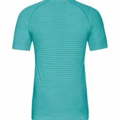 Odlo Laufbekleidung|Shirts, Hemden & Longsleeves-- Women's T-Shirt S/S Crew Neck Essential Seamless - Funktionsshirt Stone Grey Melange