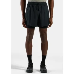 Odlo Laufbekleidung|Hosen-- Zeroweight 5'' 2-In-1 Short - Laufshorts Black