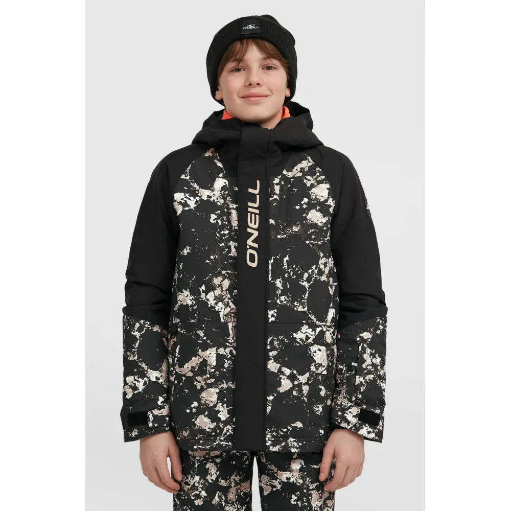 O'Neill - Boy's FWC' Play Snow Jacket - Skijacke Black / Beige Quarry Discount