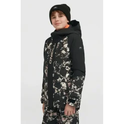 O'Neill - Boy's FWC' Play Snow Jacket - Skijacke Black / Beige Quarry Discount