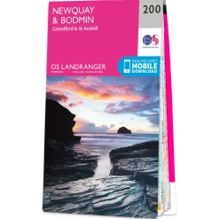Ordnance Survey - Newquay Bodmin - Wanderkarte Auflage 2020 New