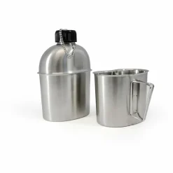 Origin Outdoors - Edelstahl Feldflasche - Trinkflasche Stainless Steel Hot