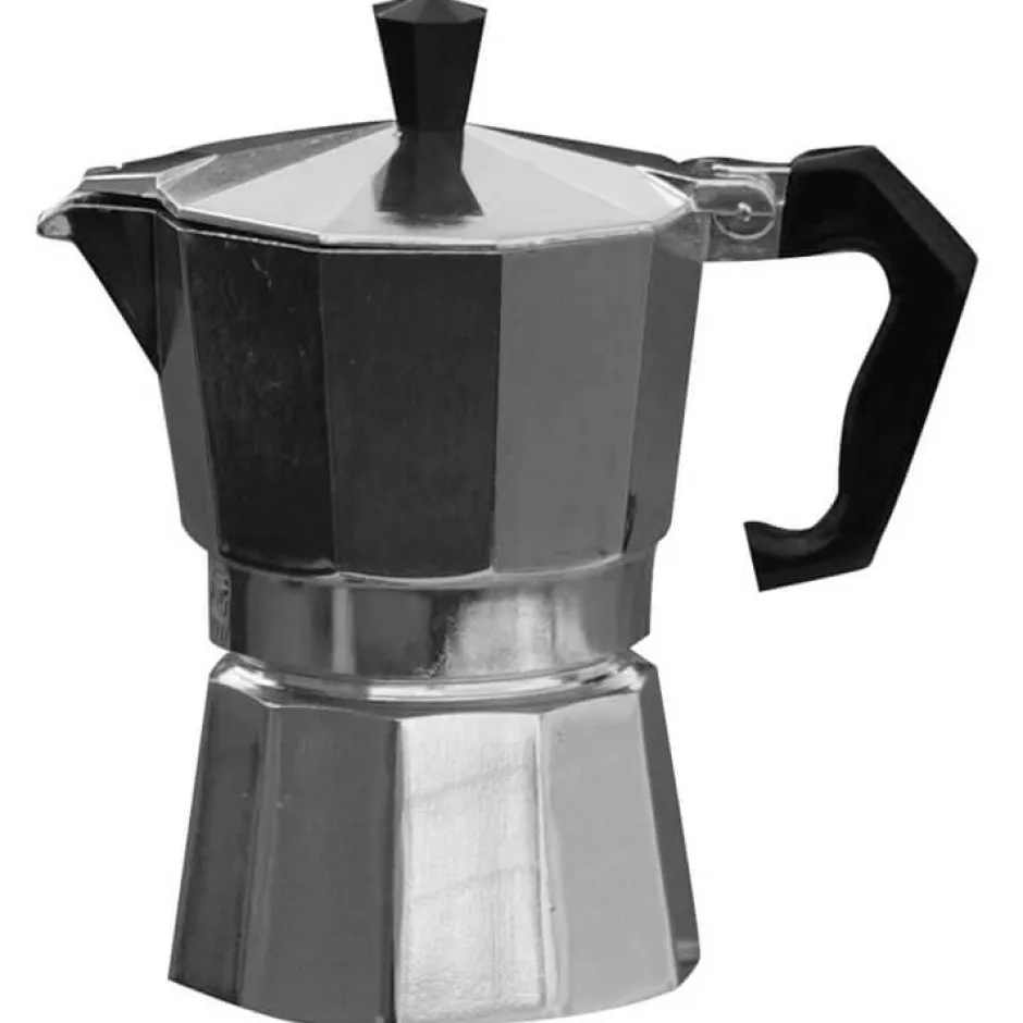 Origin Outdoors Outdoor-Küche|Töpfe & Geschirr-- Espresso Maker Bellanapoli - Espresso-Kocher Alu Natur