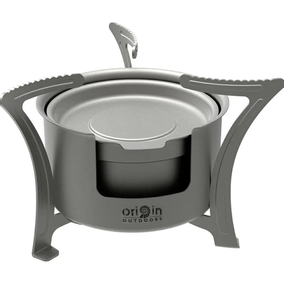 Origin Outdoors Outdoor-Küche|Campingkocher-- Titan Kocher Combo - Trockenbrennstoffkocher