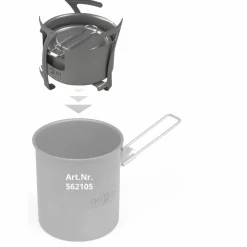 Origin Outdoors Outdoor-Küche|Campingkocher-- Titan Kocher Combo - Trockenbrennstoffkocher