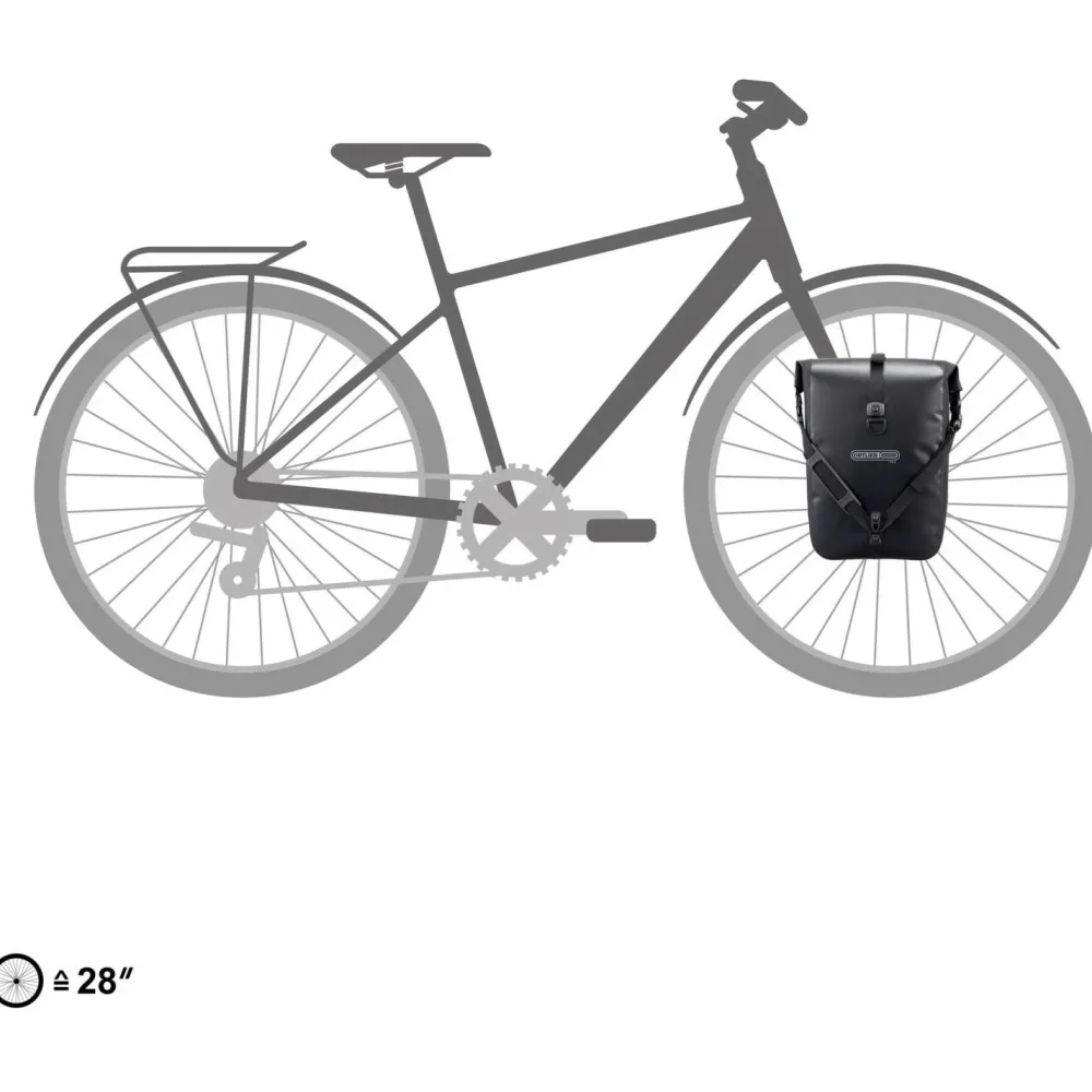 Ortlieb - Sport-Roller Free Single QL3.1 - Gepäckträgertasche Black Hot
