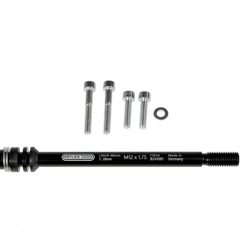 Ortlieb Fahrradzubehör-- Thru Axle M6-Connector Black