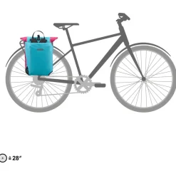 Ortlieb - Vario Cyber QL2.1 26 - Gepäckträgertasche Cyber Blue / Cyber Blue Pink Clearance