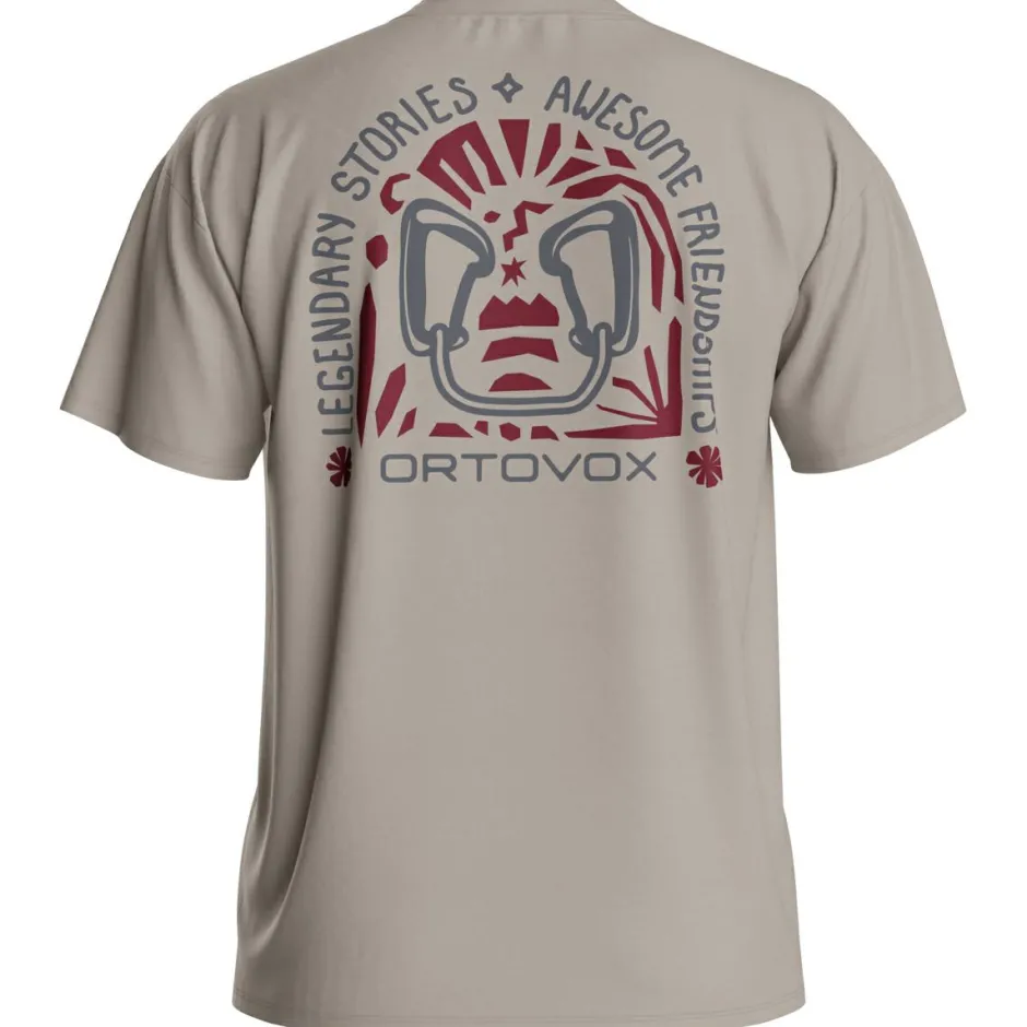 Ortovox Wanderbekleidung|Shirts, Hemden & Longsleeves-- 150 Cool Climbing Vibes T-Shirt - Merinoshirt