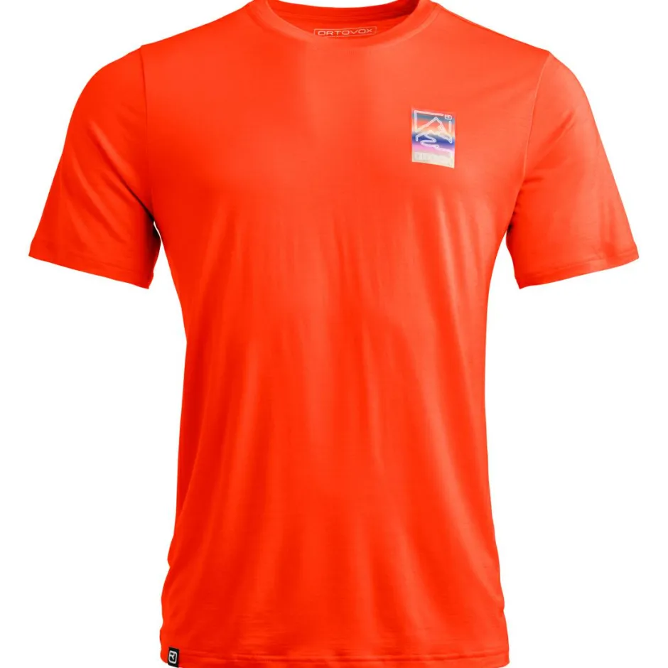 Ortovox Wanderbekleidung|Shirts, Hemden & Longsleeves-- 140 Cool Mountain Gradient T-Shirt - Merinoshirt