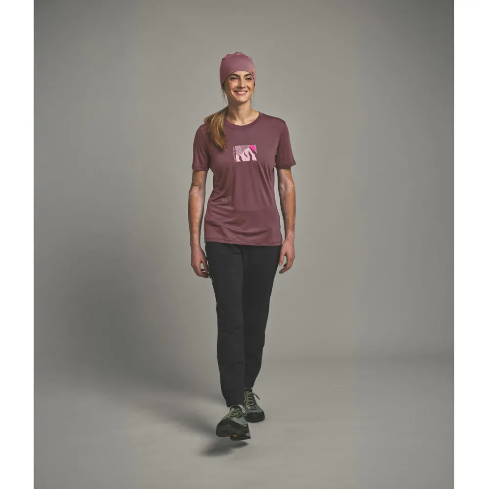 Ortovox - Women's 120 Cool Tec Mountain Sun T-Shirt - Merinoshirt Hot