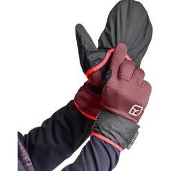 Ortovox - Women's Fleece Grid Cover Glove - Handschuhe Black Raven Best